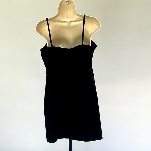 DIVIDED BY H&M, SIZE M, BLACK MINI DRESS WITH RHINESTONES - Picture 2 of 4